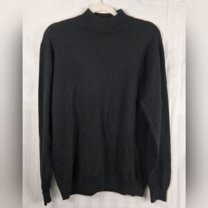 Wool Blend Turtleneck Pullover Sweater Linea Uomo Size M